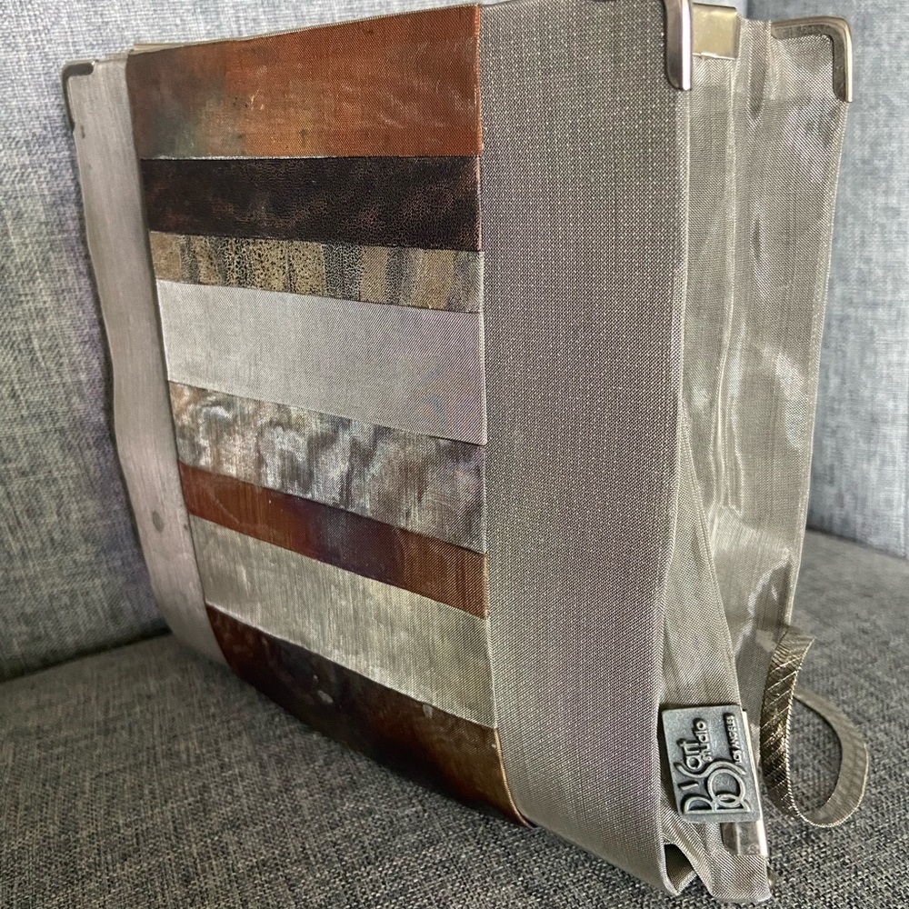 Bo’s Art Studio (The Opera Collection) Metallic Mesh Evening Bag.